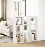 VidaXL Kamerscherm / boekenkast 102x29x103,5 cm bewerkt hout wit