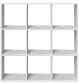 VidaXL Kamerscherm / boekenkast 102x29x103,5 cm bewerkt hout wit