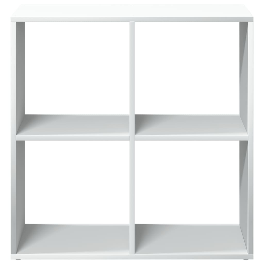 VidaXL Kamerscherm / boekenkast 69,5x29x69,5 cm bewerkt hout wit