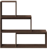 VidaXL Kamerscherm / boekenkast 3-laags 123x29x123 cm hout bruin eiken