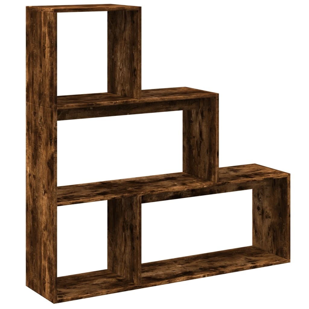 VidaXL Kamerscherm / boekenkast 123x29x123 cm hout gerookt eiken