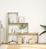 VidaXL Kamerscherm / boekenkast 123x29x123 cm hout sonoma eiken