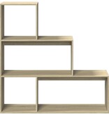 VidaXL Kamerscherm / boekenkast 123x29x123 cm hout sonoma eiken
