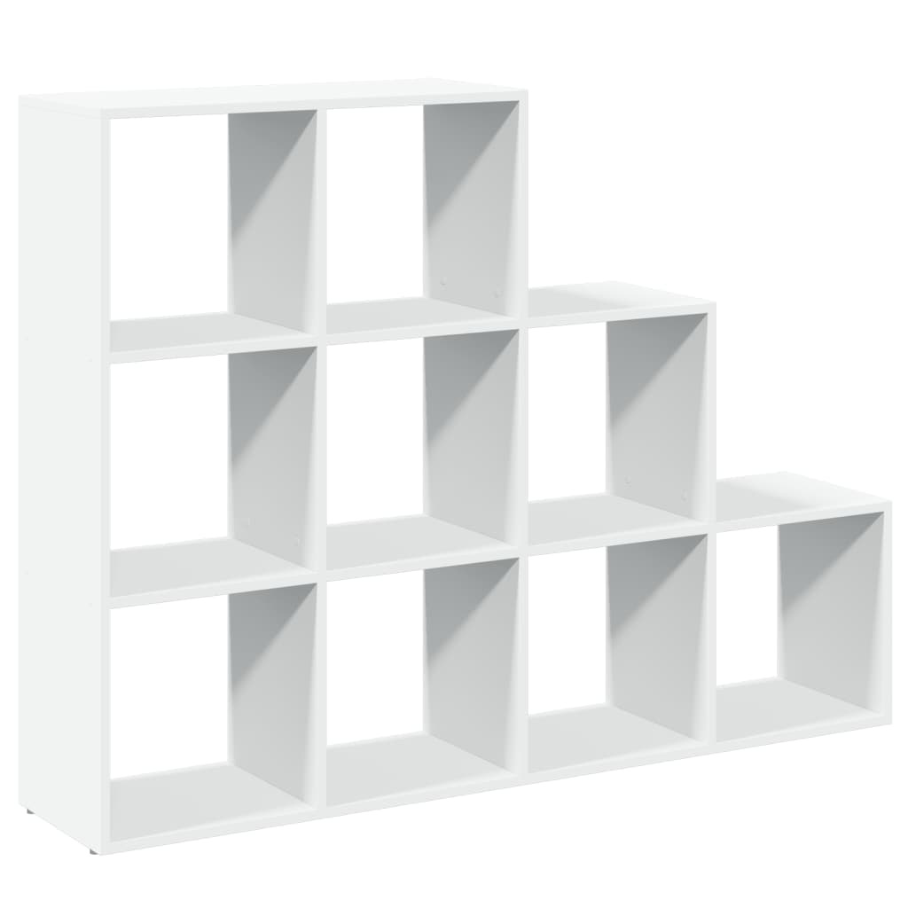 VidaXL Kamerscherm / boekenkast 3-laags 137,5x29x103,5 cm hout wit