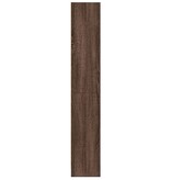 VidaXL Boekenkast 60x24x143 cm bewerkt hout bruin eikenkleur