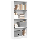 VidaXL Boekenkast 60x24x143 cm bewerkt hout wit