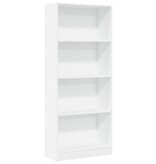VidaXL Boekenkast 60x24x143 cm bewerkt hout wit