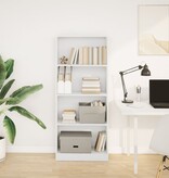 VidaXL Boekenkast 60x24x143 cm bewerkt hout wit