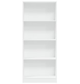VidaXL Boekenkast 60x24x143 cm bewerkt hout wit