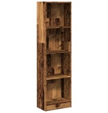VidaXL Boekenkast 40x24x176 cm bewerkt hout oud houtkleurig
