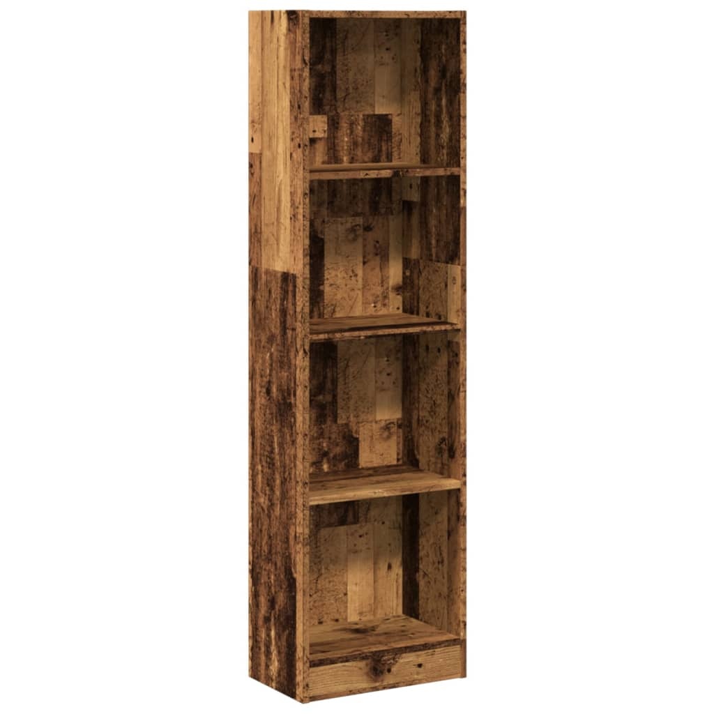 VidaXL Boekenkast 40x24x176 cm bewerkt hout oud houtkleurig