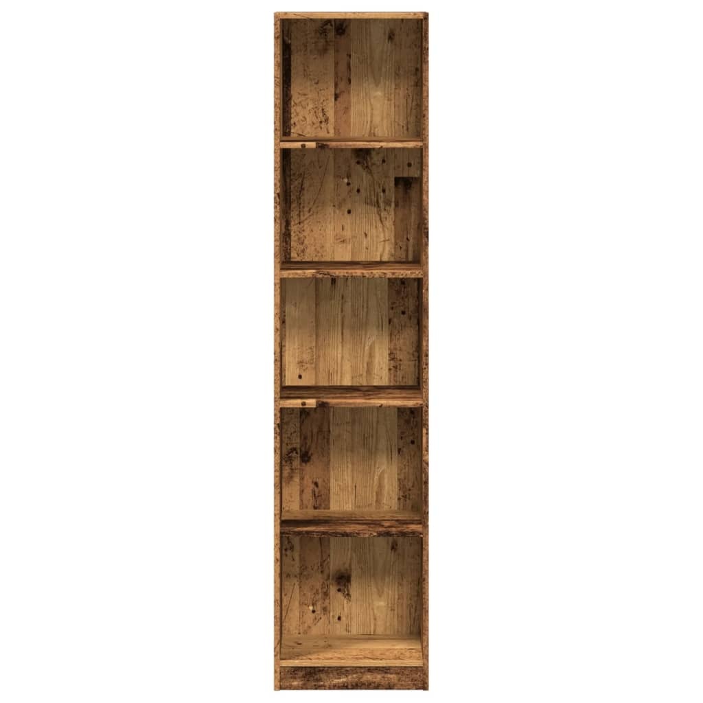 VidaXL Boekenkast 40x24x176 cm bewerkt hout oud houtkleurig