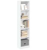 VidaXL Boekenkast 40x24x176 cm bewerkt hout wit