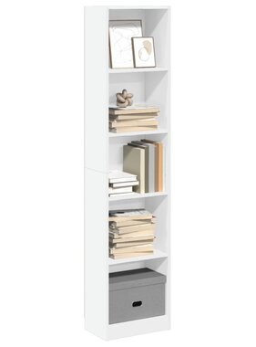 VidaXL Boekenkast 40x24x176 cm bewerkt hout wit