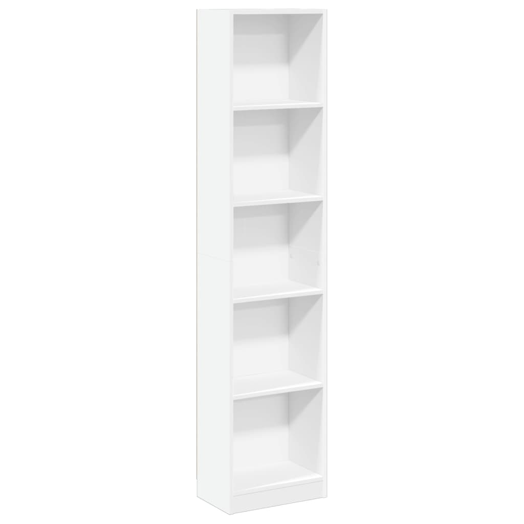 VidaXL Boekenkast 40x24x176 cm bewerkt hout wit