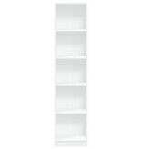 VidaXL Boekenkast 40x24x176 cm bewerkt hout wit