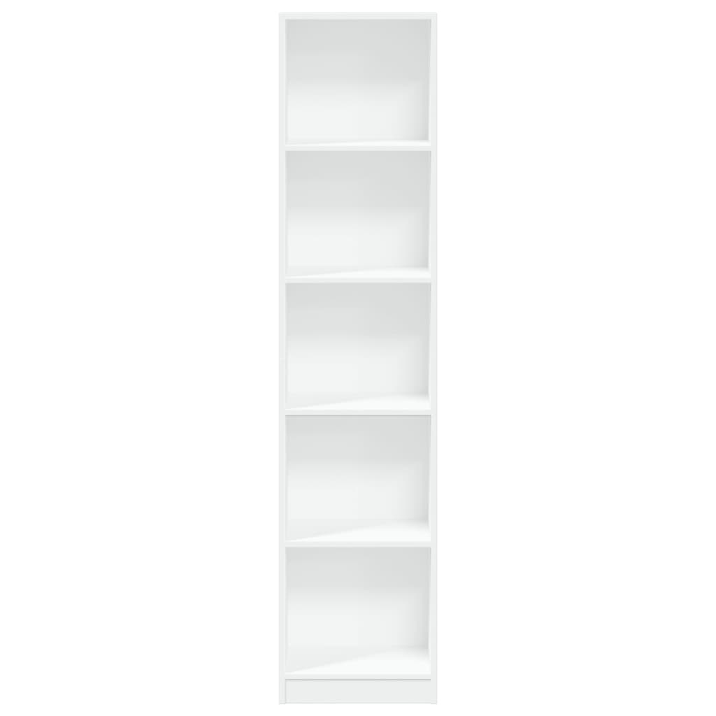 VidaXL Boekenkast 40x24x176 cm bewerkt hout wit