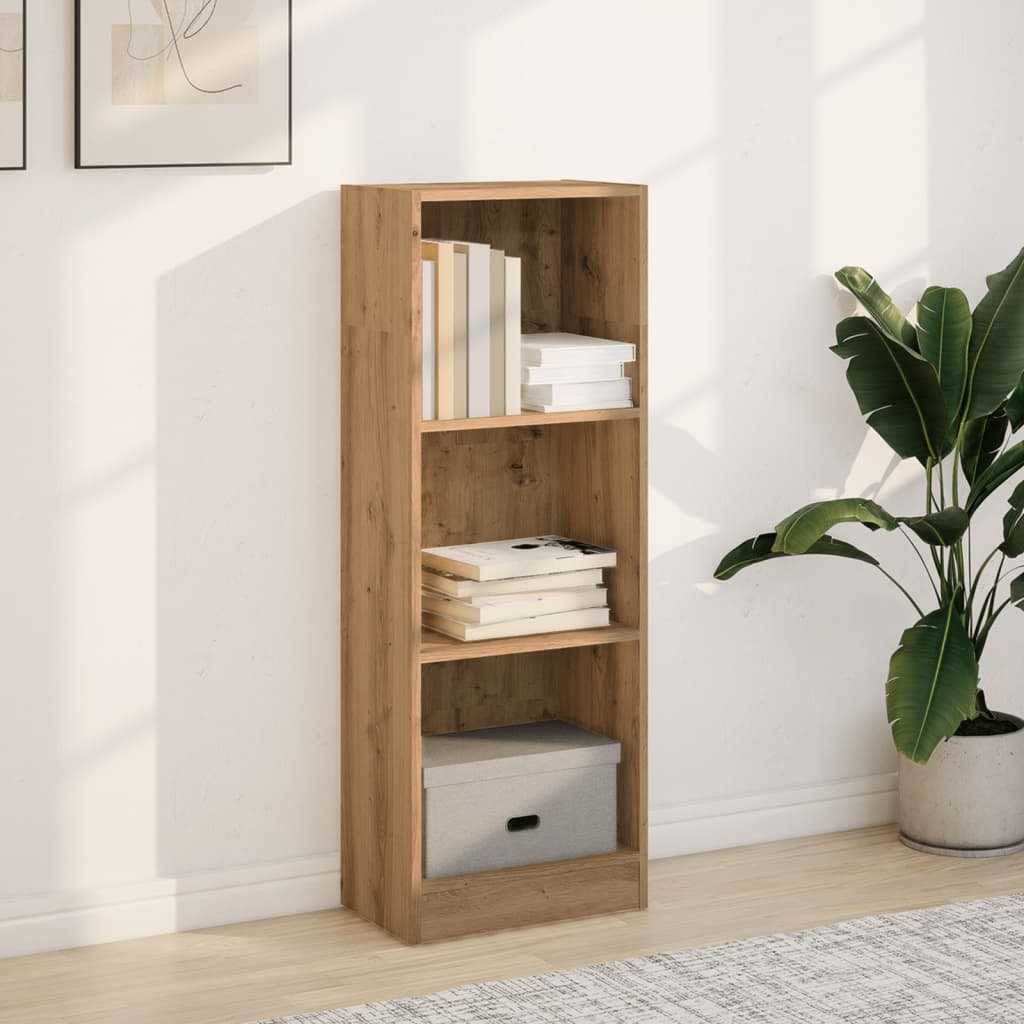 VidaXL Boekenkast 40x24x109 cm bewerkt hout artisanaal eikenkleurig