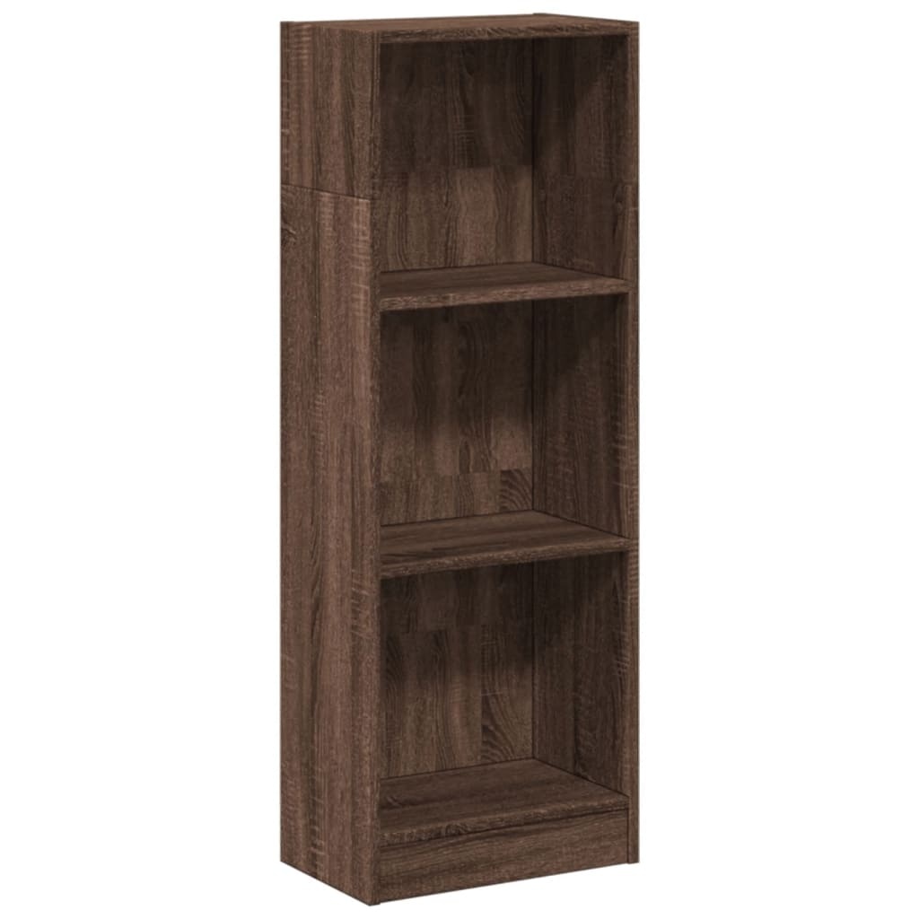 VidaXL Boekenkast 40x24x109 cm bewerkt hout bruin eikenkleurig