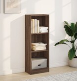 VidaXL Boekenkast 40x24x109 cm bewerkt hout bruin eikenkleurig