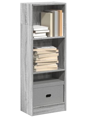 VidaXL Boekenkast 40x24x109 cm bewerkt hout grijs sonoma eikenkleurig