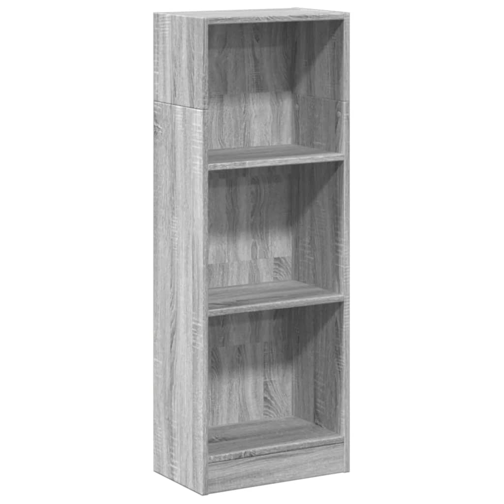 VidaXL Boekenkast 40x24x109 cm bewerkt hout grijs sonoma eikenkleurig