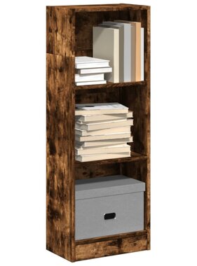VidaXL Boekenkast 40x24x109 cm bewerkt hout gerookt eikenkleurig