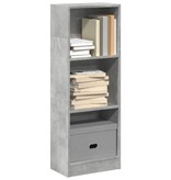 VidaXL Boekenkast 40x24x109 cm bewerkt hout betongrijs