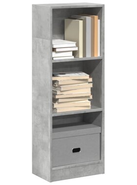VidaXL Boekenkast 40x24x109 cm bewerkt hout betongrijs