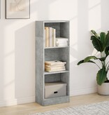 VidaXL Boekenkast 40x24x109 cm bewerkt hout betongrijs