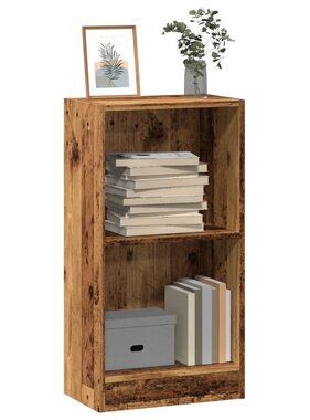 VidaXL Boekenkast 40x24x76 cm bewerkt hout oud houtkleurig