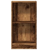 VidaXL Boekenkast 40x24x76 cm bewerkt hout oud houtkleurig