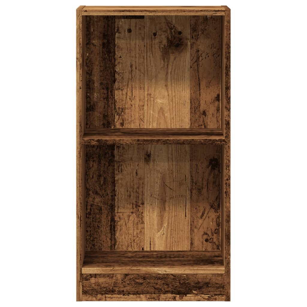 VidaXL Boekenkast 40x24x76 cm bewerkt hout oud houtkleurig