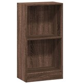 VidaXL Boekenkast 40x24x76 cm bewerkt hout bruin eikenkleurig