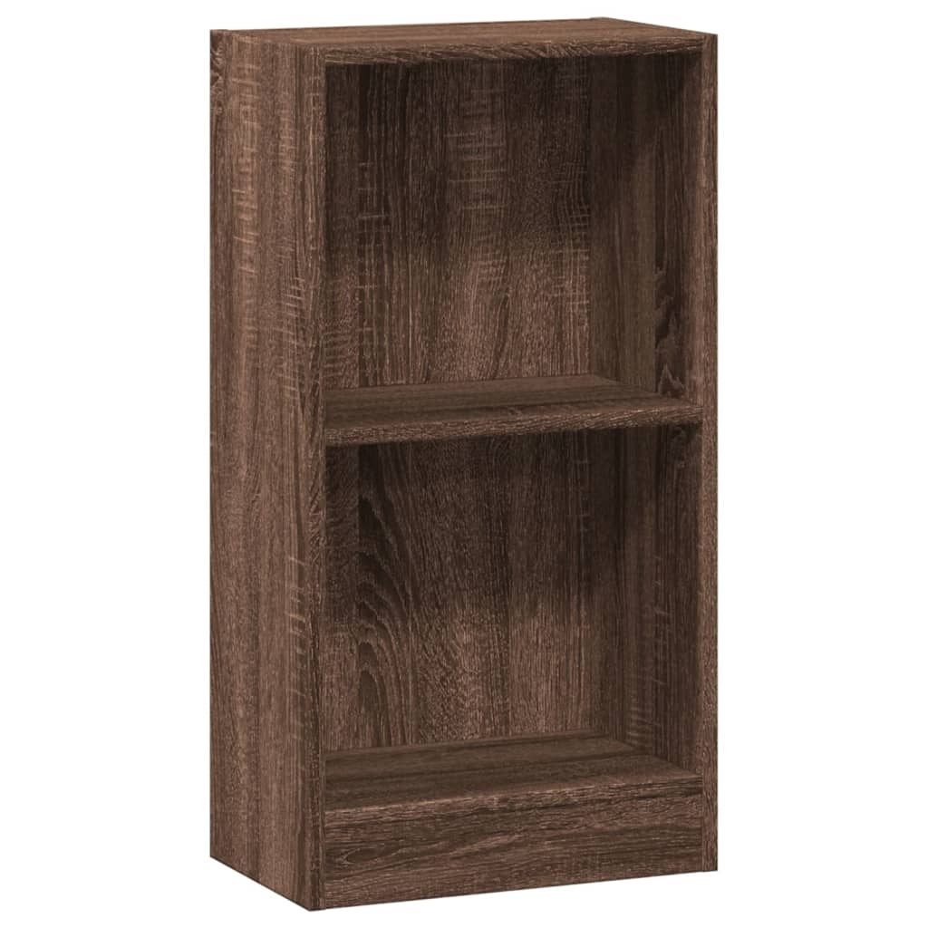 VidaXL Boekenkast 40x24x76 cm bewerkt hout bruin eikenkleurig