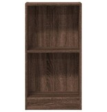 VidaXL Boekenkast 40x24x76 cm bewerkt hout bruin eikenkleurig