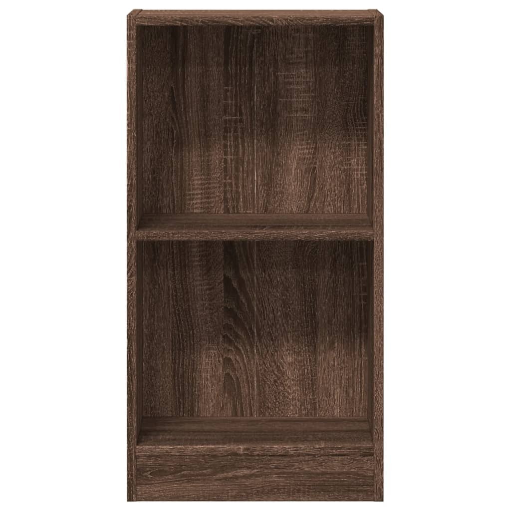 VidaXL Boekenkast 40x24x76 cm bewerkt hout bruin eikenkleurig