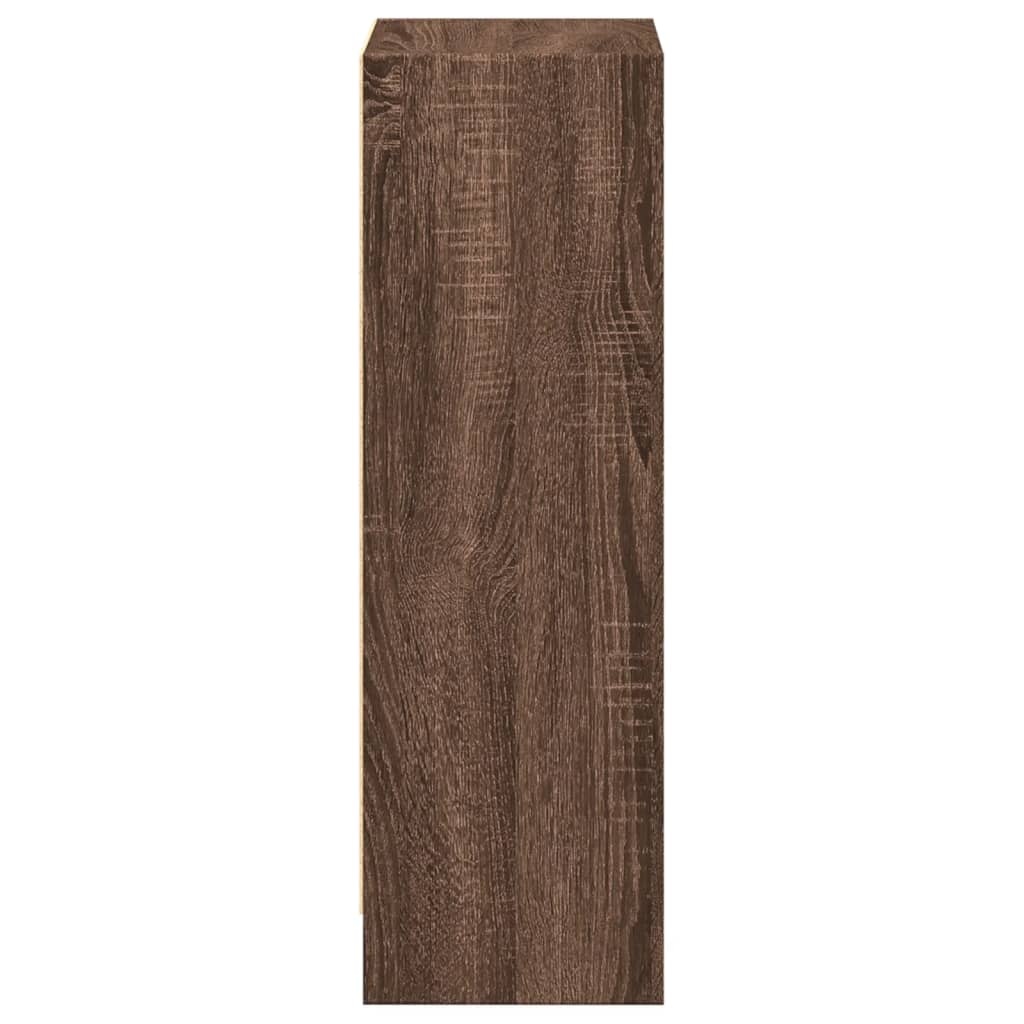 VidaXL Boekenkast 40x24x76 cm bewerkt hout bruin eikenkleurig