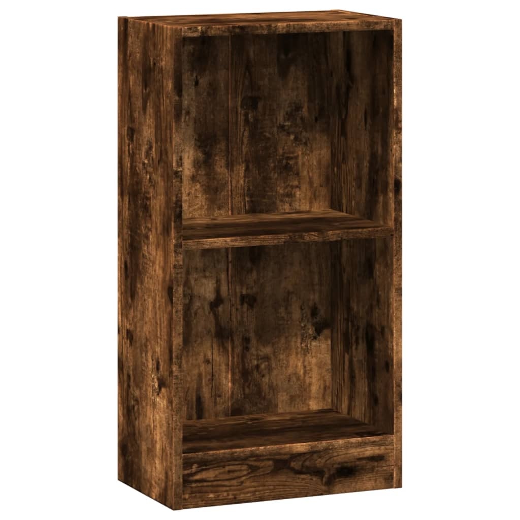 VidaXL Boekenkast 40x24x76 cm bewerkt hout gerookt eikenkleurig