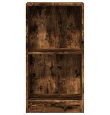 VidaXL Boekenkast 40x24x76 cm bewerkt hout gerookt eikenkleurig
