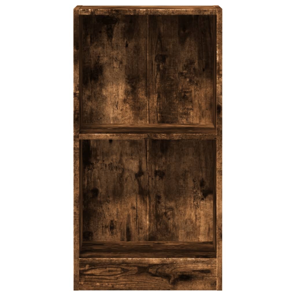 VidaXL Boekenkast 40x24x76 cm bewerkt hout gerookt eikenkleurig