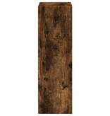VidaXL Boekenkast 40x24x76 cm bewerkt hout gerookt eikenkleurig