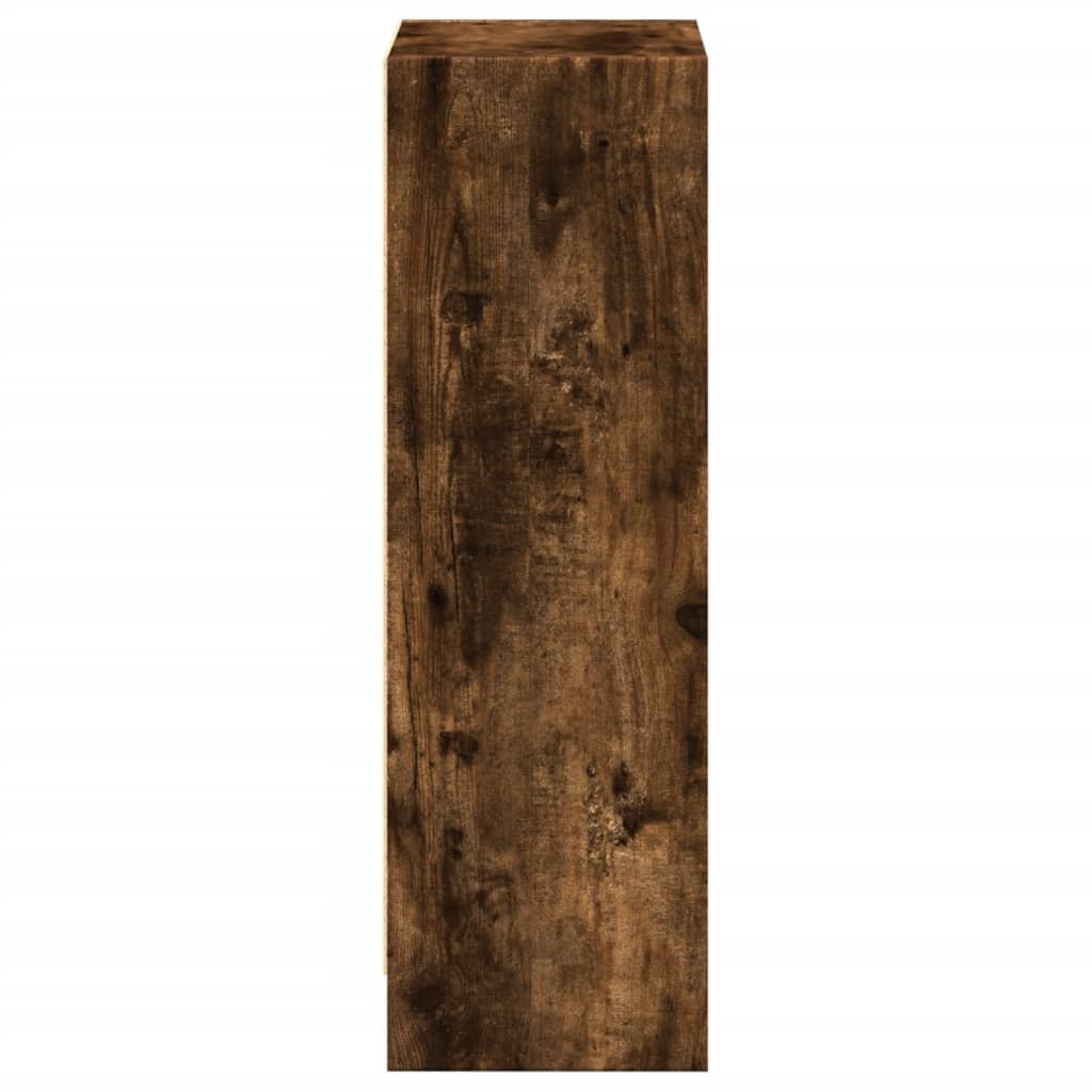 VidaXL Boekenkast 40x24x76 cm bewerkt hout gerookt eikenkleurig