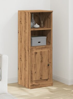 VidaXL Hoge kast 36x35,5x103,5 cm bewerkt hout artisanaal eikenkleurig