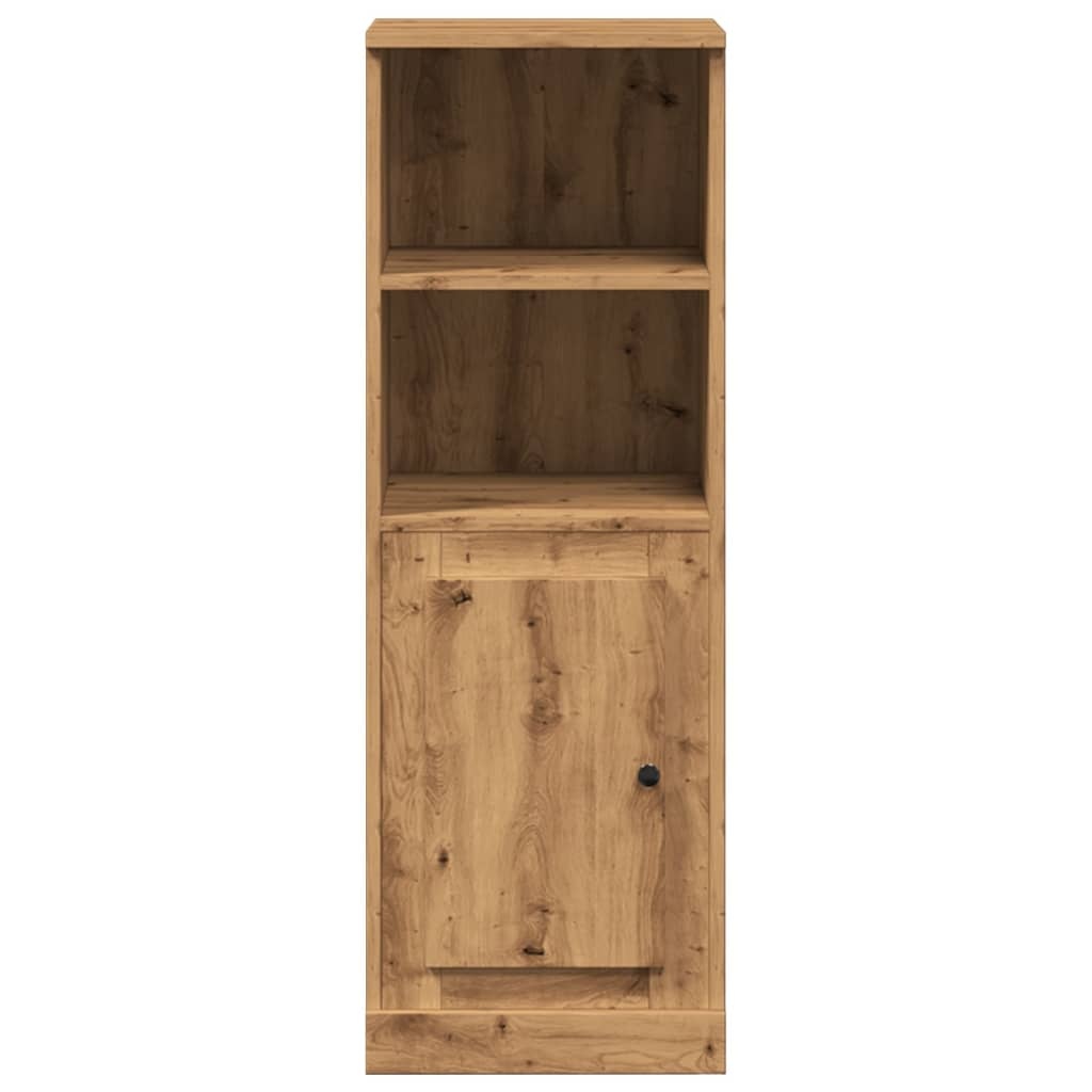 VidaXL Hoge kast 36x35,5x103,5 cm bewerkt hout artisanaal eikenkleurig