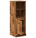 VidaXL Hoge kast 36x35,5x103,5 cm bewerkt hout oud houtkleurig