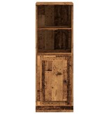 VidaXL Hoge kast 36x35,5x103,5 cm bewerkt hout oud houtkleurig