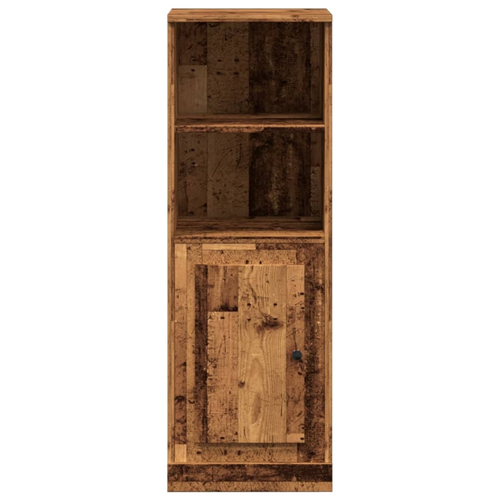 VidaXL Hoge kast 36x35,5x103,5 cm bewerkt hout oud houtkleurig