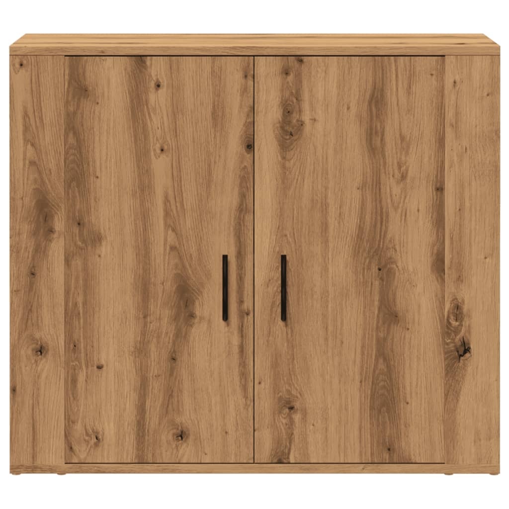 VidaXL Dressoir 80x33x70 cm bewerkt hout artisanaal eikenkleurig