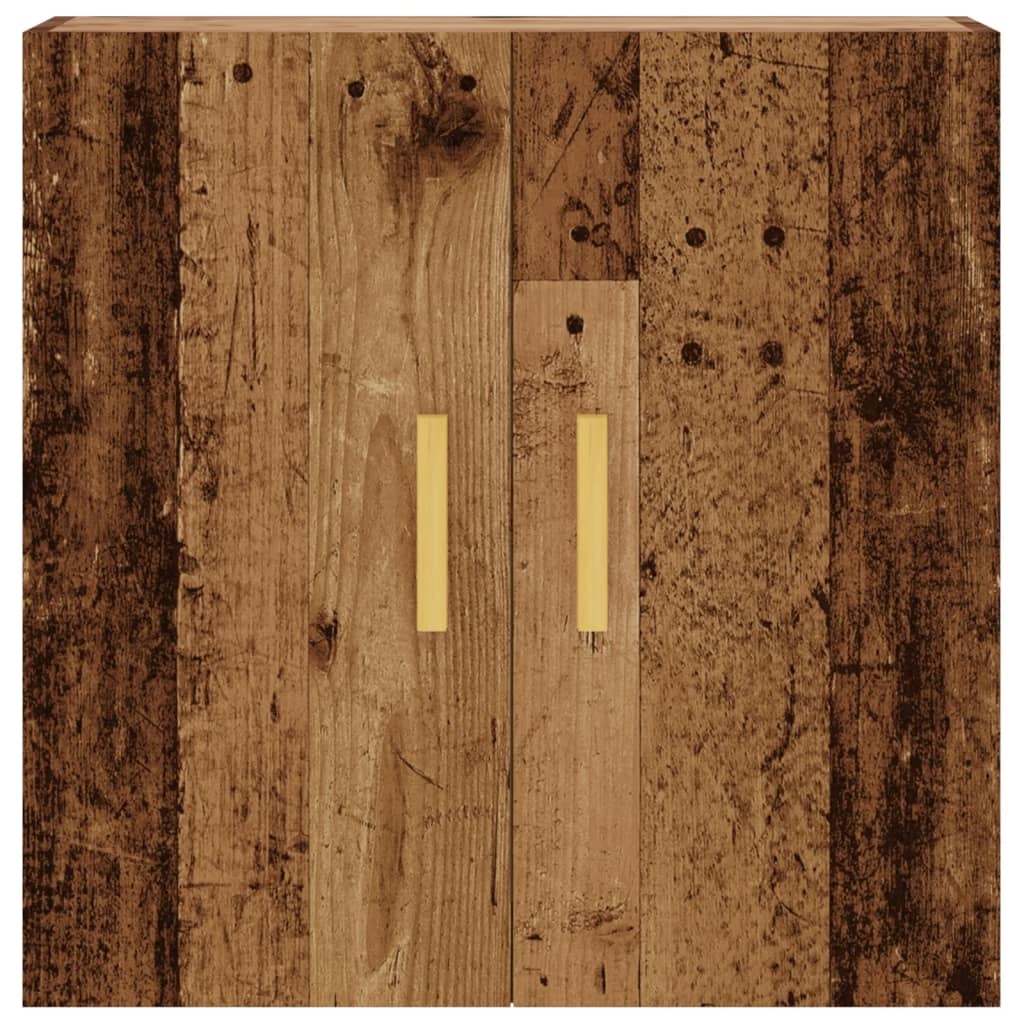 VidaXL Wandkast 60x31x60 cm bewerkt hout oud houtkleurig
